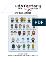 Star Wars Alphabet - Cloudsfactory (Cross Stitch Chart)