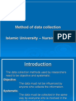 Methods of Data Collection