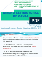 Exposición Diseño Estructural CANAL - E.Tueros PDF