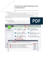 Blocking Internet Access While Allowing Local Area Network