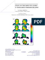 2001 Visualization of Brass Players'Warm Up by Infrared Thermography