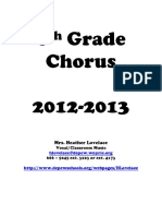 6thchorus Grading Policy and Classroom Procedures20122013