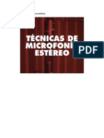 Técnicas de Microfonía Estéreo