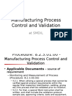 Manufacturing Process Validation - New