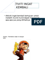 Aktiviti Ingat Kembali