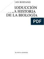 Rostand, Jean - Introducción A La Historia de La Biología