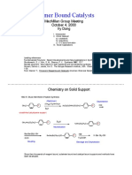 Polymer Bound Catalysts