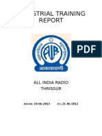 ALL INDIA RADIO Industrial Training Repo