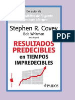 Resultados Predecibles en Tiempos Impredecibles Covey