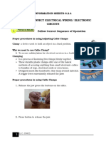 Information Sheets 6.2.4 Terminate/Connect Electrical Wiring/ Electronic Circuits Follow Correct Sequence of Operation