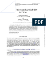 Handbury and Weinstein (2015), Goods Prices and Availability in Cities