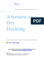 A Lecture On Dry Docking