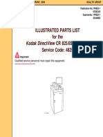 Kodak DirectView CR-825,850 - Parts List