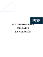 Activades para Trabajar La Atencion