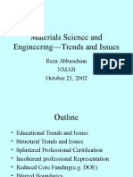 Materials Science Program