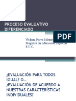 Proceso Evaluativo Diferenciado