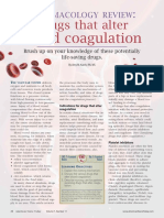 Pharmacology Review Drugs That Alter Blood Coagulation PDF