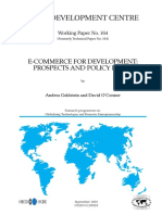 E-Commerce For Development Prospects and