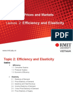 Lecture Slides - Efficiency and Elasticities