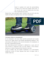 Brief Report - Hover Board