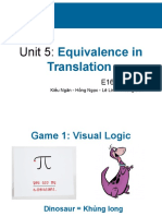 13E16 - Unit 5 - Equivalence