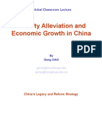 Poverty Alleviation and Economic Growth in China: Global Classroom Lecture