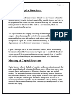 Concept of Capital Structure