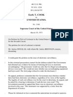 Earle T. Cook v. United States, 401 U.S. 996 (1971)