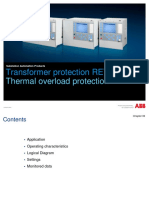 06 SEP674 RET670 Thermal Overload Protection