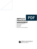 Bbpp1103 Principles of Management