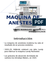 Maquina de Anestesia