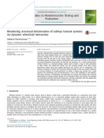 Monitoring Structural Deterioration of Railway Turnout Systems Via Dynamic Wheel-Rail Interaction