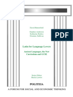 Latin For Langauge Lovers - Print Edition