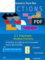 3 Fractions Form 1