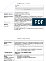 Teacher Candidate Date/Time of Scheduled Visit Name/Address of School Age/Grade Level Cooperating Teacher