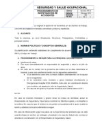 Sg-Sso-Pr-01 Procedimiento de Investigación de Accidentes