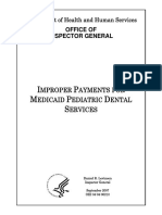 HHS-OIG Medicaid Overcharges Pediatric Dental