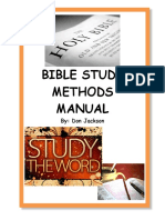 Jackson, Bible Study Methods Manual