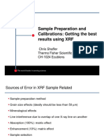 Sample Preparation and Calibration - Getting The Best Results Using XRF