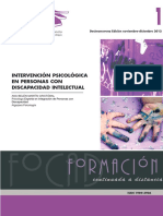 Discapacidad Intelectual-Intervencion Psicologica (FOCAD-13)