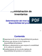 02 - Nivel Optimo de Disponbilidad Del Producto