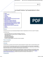 Creating RTF Templates by Using BI Publisher 11g Template Builder For Word