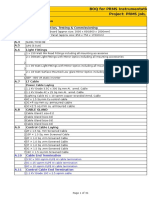 BOQ For PRMS Instrumentation, Electrical & Automation Job B.O.Q Project: PRMS Job, Visakhapatnam Steel Plant