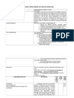 SLE English Curriculum Framework and Walk Through 2