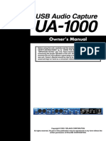 Edirol UA-1000 User Manual