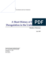 A Short History of Financial Deregulation in The United States