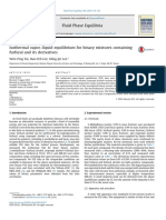 Fluid Phase Equilibria: Wen-Ping Tai, Hao-Yeh Lee, Ming-Jer Lee