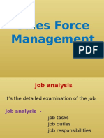 Sales Force Management