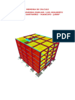 Memoria de Calculo Estructuras - Proyecto Vivienda