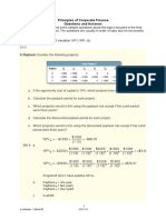 Sample Problems - Principles of Corporate Finance Dec 2015